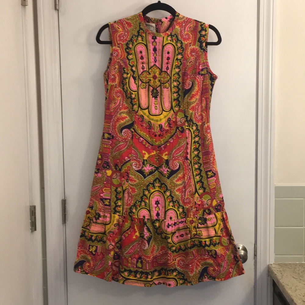 Vintage Liberty Circle Shift Dress